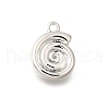 Ocean Theme Brass Charms KK-C096-13C-P-1
