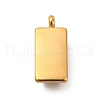 PVD Vacuum Plating 304 Stainless Steel Pendants STAS-A076-14G-2