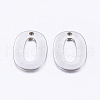 Tarnish Resistant 201 Stainless Steel Pendants STAS-F128-01P-0-1-2