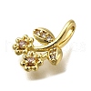 Brass Micro Pave Cubic Zirconia Pendants ZIRC-I070-067G-2
