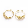 Alloy Open Back Bezel Pendants PALLOY-P180-05G-2
