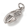 Brass Micro Pave Cubic Zirconia Pendants KK-P308-53P-2