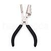 65# Steel Concave and Round Nose Pliers with Non-Slip Comfort Grip Handles TOOL-N008-03-1