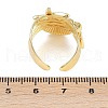 Ocean Theme Brass Cuff Rings RJEW-C135-01G-06-5