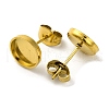Ion Plating(IP) 304 Stainless Steel Stud Earring Findings EJEW-K295-06A-G-2