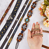 CRASPIRE 6Pcs 6 Styles Imitation Leather Southwestern Cowboy Hat Belt AJEW-CP0007-22-3