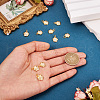 Brass Micro Pave Clear Cubic Zirconia Charms X1-RJEW-T063-38G-NF-13