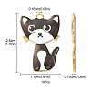 10Pcs Alloy Enamel Pendants ENAM-FS0001-82-4