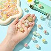 Plating Transparent Acrylic Beads TACR-CJC0001-12-4