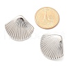 Brass Stud Earrings for Women EJEW-U036-01P-01-5