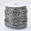 Tarnish Resistant 304 Stainless Steel Paperclip Chains CHS-S001-05A-P-3