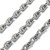 201 Stainless Steel Oval Link Chains CHS-E030-01P-01-1
