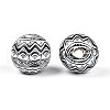 Bohemian Style Printed Schima Wood Beads WOOD-T032-31I-2