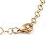 304 Stainless Steel Necklace NJEW-Q335-07B-G-3