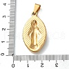 201 Stainless Steel Pendants STAS-U053-08C-G-3