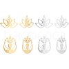 Unicraftale 8Pcs 4 Styles 201 Stainless Steel Pendants STAS-UN0033-89-1