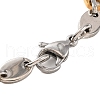 201 Stainless Steel Link Chain Bracelets BJEW-B078-121GP-3