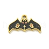 Halloween Theme Ion Plating(IP) 304 Stainless Steel Enamel Pendants STAS-M011-02B-1