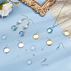 DIY Blank Dome Brass & Iron Earring & Necklace Making Kits DIY-HS0001-05A-5