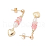 5Pair 304 Stainless Steel Dangle Stud Earrings EJEW-JE06391-5