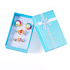 Rectangle Paper Jewelry Storage Gift Boxes with Bowknot CON-TAC0014-09B-2