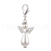 10Pcs Glass Pearl Pendant Decorations HJEW-JM01693-10A-1