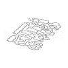 Carbon Steel Cutting Dies Stencils DIY-XCP0002-32-2