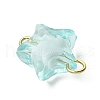 7Pcs 7 Colors Star Transparent Acrylic Connector Charms PALLOY-JF03377-5