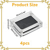 Acrylic Loose Diamond Packaging Boxes with Magnetic CON-WH0105-14A-2