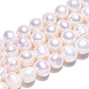 Natural Cultured Freshwater Pearl Beads Strands X-PEAR-N013-17N-01-5