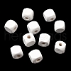 Spray Painted Wooden Beads WOOD-P021-01C-30-1