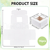 Paper Candy Storage Box CON-WH0084-95B-2