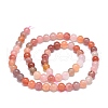 Natural Red Botswana Agate Beads Strands G-O201A-03A-2