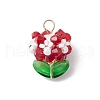 Glass Pendants PALLOY-MZ00672-2