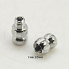 Brass Screw  Clasps X-KK-G187-N-2