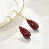 Brass Teardrop Dangle Stud Earrings EJEW-A121-19A-02-1