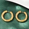 202 Stainless Steel Polishing Hoop Earrings EJEW-M106-02G-06-1
