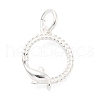 925 Sterling Silver Pendants STER-S009-02C-S-1