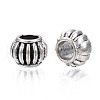 Tibetan Style Alloy European Beads TIBEB-N005-063-2