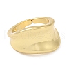 Rack Plating Brass Twist Open Cuff Rings RJEW-E290-04G-2