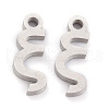 Non-Tarnish 304 Stainless Steel Pendants STAS-F267-10X-P-2