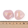 9Pcs Natural Rose Quartz Display Decorations G-G202-05-4