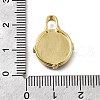 Brass Micro Pave Cubic Zirconia Pendants KK-S523-16G-A-3