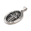 304 Stainless Steel Pendants STAS-S122-07AS-2
