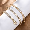 Brass Tennis Necklaces NJEW-I104-13A-4