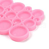 Flat Round Pendant Silicone Molds SIL-B072-01-4