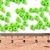 Baking Paint Glass Seed Beads SEED-H002-I-B509-4