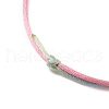 Dyed Gradient Color Adjustable Nylon Thread Cord Braided Bracelet Making AJEW-JB01161-4