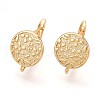 Brass Hoop Earring Finding KK-N261-33G-1