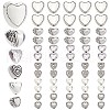 SOFPLATE Alloy Beads Heart FIND-SP0002-19A-1